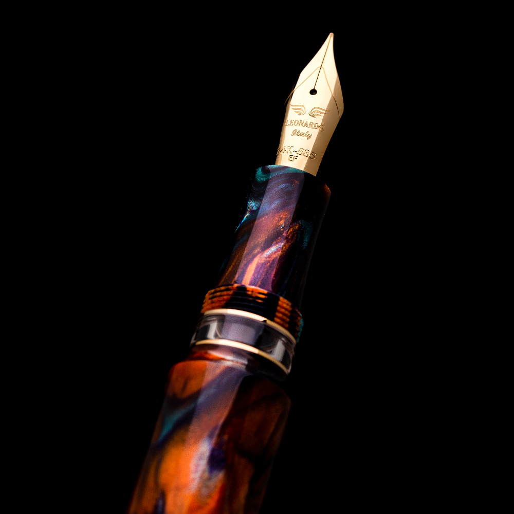 レオナルド スーパーノヴァ BOHEMIAN TWILIGHTペン先 14K F NPD - Leonardo Supernova Bohemian Twilight : r/fountainpens